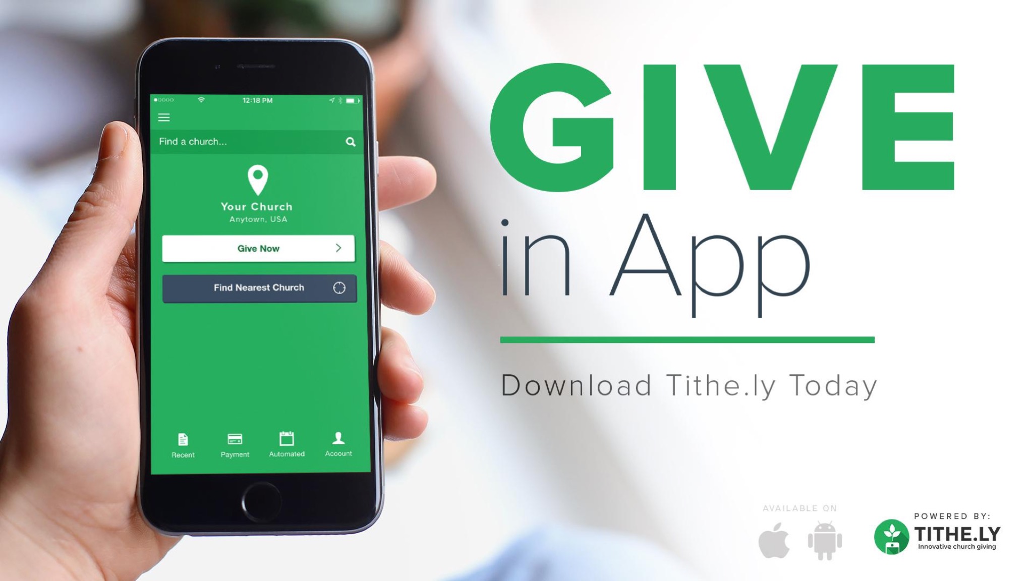 Tithely - Give on Your Mobile Device